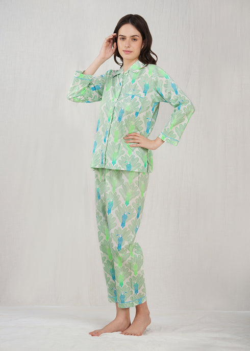 Women's Tropical Hornbill  Pajama Set
